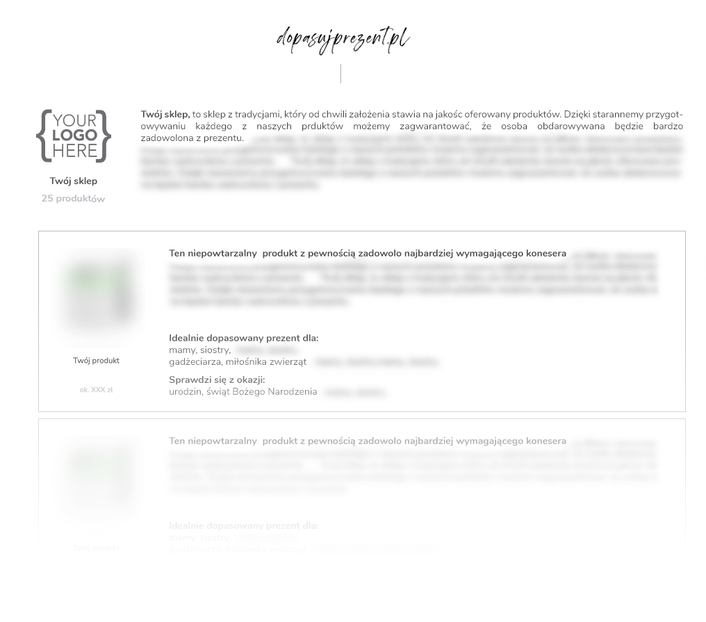 dopasujprezent.pl współpraca