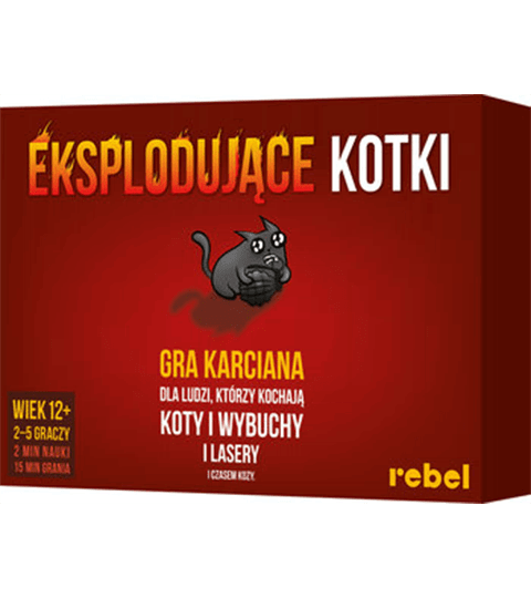 Gra towarzyska eksplodujące kotki