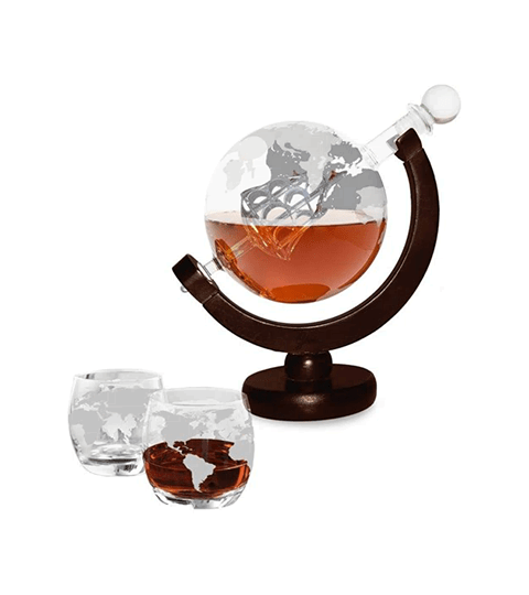 Zestaw do whisky - globus