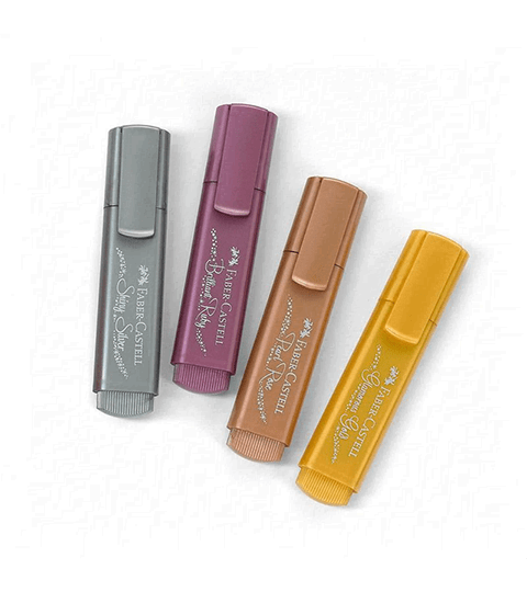 Zakreślacze metaliczne Faber Castell